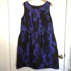 Lane Bryant Cocktail Dress Plus Size 18 Blue Rose